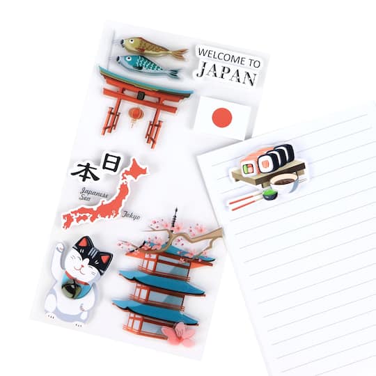 12 Pack: Japan Stickers by Recollections™